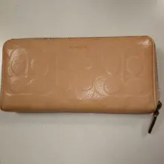 COACH長財布　ベージュ