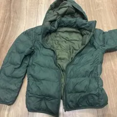 UNIQLOダークグリーンダウンコート 130