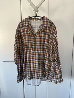 AURALEE チェック柄 長袖シャツ