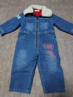★eab　エーアーベー　100 カバーオール　ジーンズ★オーバーオール