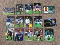 １５枚セット　カルビー　2002 サッカーカード　日本代表　Jリーグチップス