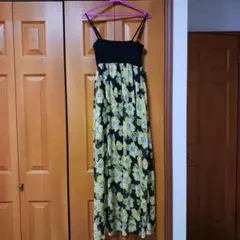 COLZA ロングワンピース キャミワンピース 花柄
