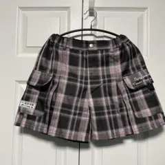 【ALGY GIRL 】チェック柄キュロットスカート　160