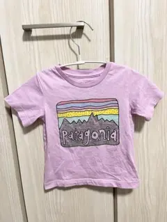 パタゴニア ピンク Tシャツ 6-12M