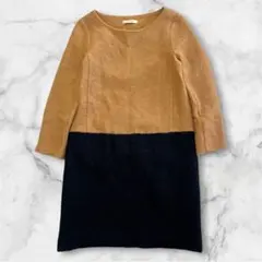 DES PRES デプレ モヘア ワンピース バイカラー トゥモローランドのサムネイル
