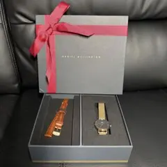 DANIEL WELLINGTON 時計セット ゴールドメッシュ