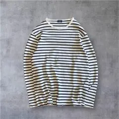 90s old uniqlo boarder l/s 紺タグ ボーダー y2k