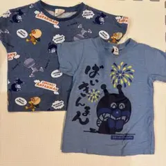 アンパンマン 半袖Tシャツ 2枚セット 95cm ばいきんまん 夏服 保育園のサムネイル