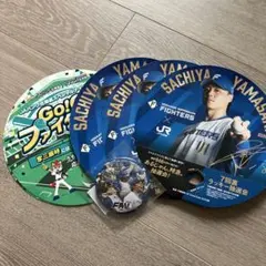 北海道日本ハムファイターズ 山﨑福也 応援うちわ 3枚JR北海道コラボ
