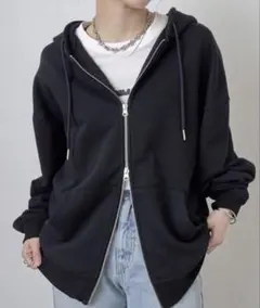 COLONY 2139 ヘビーウェイトダブルジップスウェットパーカー ブラックM