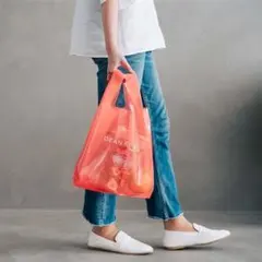 新品未使用⭐︎DEAN & DELUCA メッシュトートバッグ オレンジのサムネイル