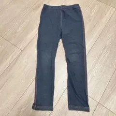 ダークブルーレギンス 背面ポケット付き