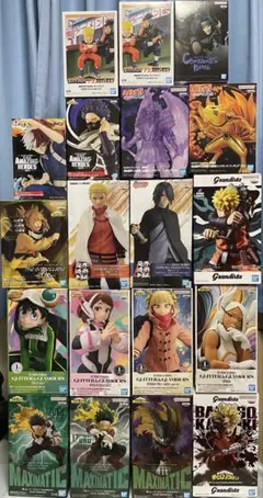 ヒロアカ プライズフィギュア まとめ売り デク 爆豪 轟 全18点セット