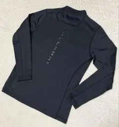 【美品】 callaway キャロウェイ バックロゴ 長袖モックネックシャツ M