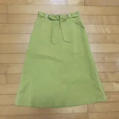 フレアスカート NATURAL BEAUTY BASIC カーキ