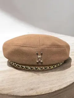 帽子　ベレー帽 レディースハット カジュアル ベージュ　オシャレ　レディース