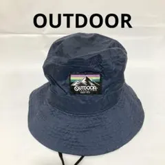 OUTDOOR ナイロンバケットハット ネイビー　57.5cm【最終価格】