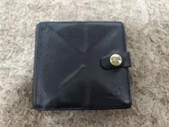 IL BISONTE ブラック 二つ折り財布