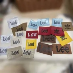 革タグ　いろいろまとめ売り　Lee adidas