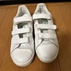 adidas Stan Smith ベルクロスニーカー ホワイト/グリーン
