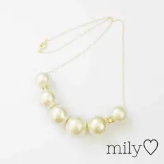 コットンパール♡ロンデル ネックレス39