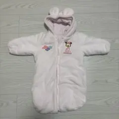 ベビー子供ミニーマウス フリースおくるみ50〜70cm