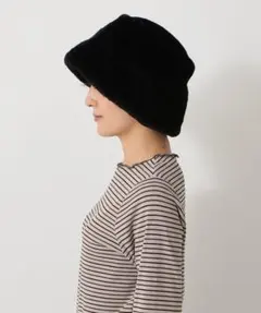 【新品】ボア　バケットハット　流行中