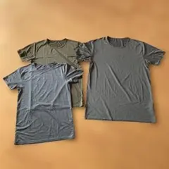 UNIQLO AIRism シャツ　セット　メンズSサイズ2枚、XLサイズ1枚