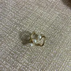 ゴールドパールイヤーカフ