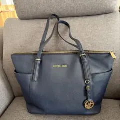 Michael Kors ネイビー　トートバッグ