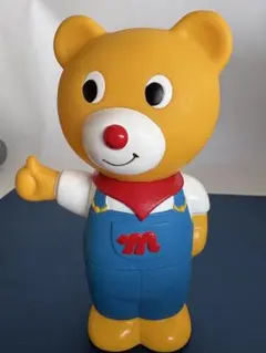 【ミキハウス くま ソフビ 貯金箱】