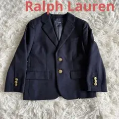 美品✨ラルフローレン　セットアップスーツ　110 紺ブレ　金ボタン　4点せット Ralph Lauren 90年代 日本製 ブレザー 紺ブレ セットアップ