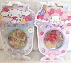 海外　正規品　ぷっくりシール　シナモンロール　マイメロ