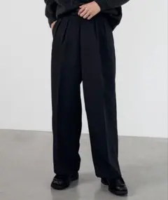 WYM LIDNM GABA WIDE TUCK SLACKSのサムネイル