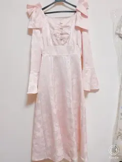 Rosé Muse Sheer check pleats dress ホワイト - メルカリ