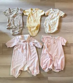 ロンパース・カバーオール 5点セット(60-70cm)