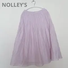 NOLLEY’S ロングスカート　ピンク　フレアスカート