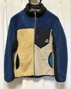 【完売、美品】チャムス ボンディングフリースジャケット ウィメンズL ブルー系