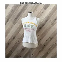 D&G ドルチェアンドガッバーナ イタリア製 リブ ノースリーブ タンクトップのサムネイル