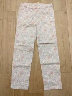 ニコアンド 花柄カジュアルパンツ ウエストゴムのサムネイル