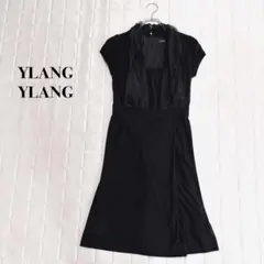 YLANG YLANG ブラック ワンピース ドレス シアー デザインのサムネイル