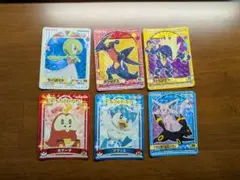 【バラ売り可】ポケモン 丸美屋 キラシール 6枚 サーナイト/ブラッキー 他