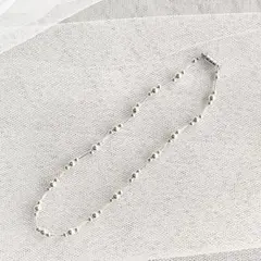 handmade シルバーボールのネックレスのサムネイル