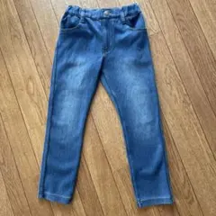 デニムブルー ストレートパンツ 120