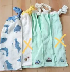 ◎　ハンドメイド　男の子用　おりこうエプロン　5枚　まとめ売り　抗菌