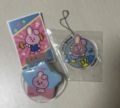 BTS BT21 COOKY アクリルキーチェーン 缶バッジ ステッカー セット