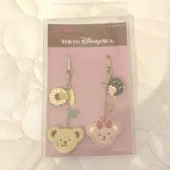 ディズニー　ディズニーシー　ダッフィー&シェリーメイ　ペア　ストラップ
