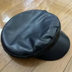 ANAP PU 合皮レザー キャスケット ベレー帽 ハンチング