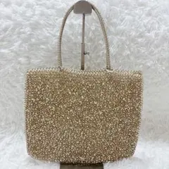 【美品】アンテプリマ ワイヤーバッグ スクエア シルバーゴールド ラージ