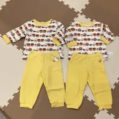 ユニクロキルトパジャマセットミッフィー90UNIQLO